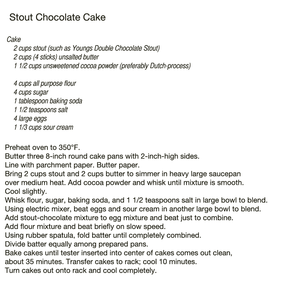 stout cakerecipe